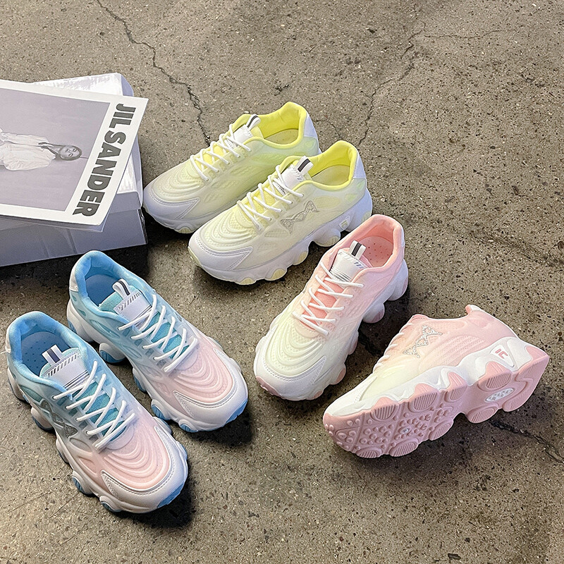 Fűzős középsarkú kényelmes cipők hálós felnőtt 2024 kiváló minőségű női cipők tavaszi vegyes színű női vulkanizáló cipők