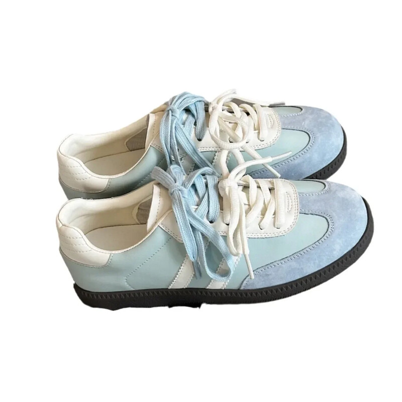 Încălțăminte de modă britanică Studenți Pantofi vulcanizati Pantofi sport ocazional Pantofi plati damă Piele încălțăminte retro Antrenament Tenis Tenis