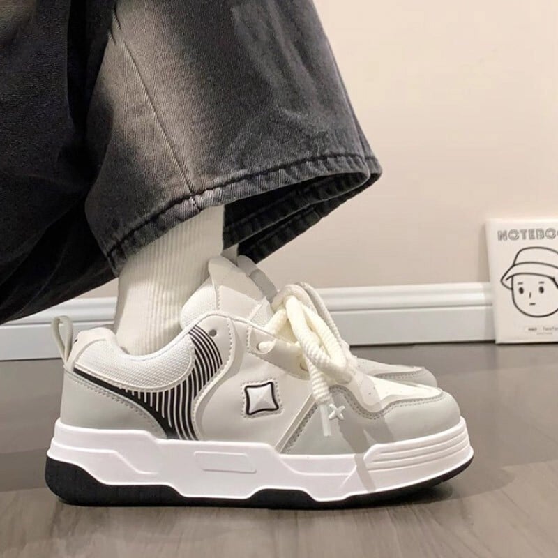 Warrior New Sieviešu Apavi Zvaigznes Mazas Baltas Kurpes Sieviešu Pavasara un Rudens Studentu Joker Shoes Niche oriģinālie brīvā laika apavi.