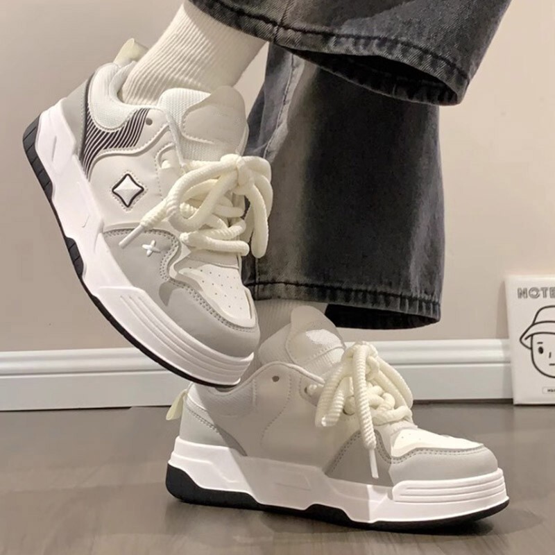 Warrior New Sieviešu Apavi Zvaigznes Mazas Baltas Kurpes Sieviešu Pavasara un Rudens Studentu Joker Shoes Niche oriģinālie brīvā laika apavi.