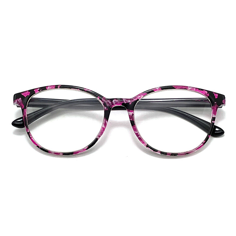 Retro apaļas plastmasas lasīšanas brilles Vintage sieviešu lasīšanas brilles Presbyopia Hyperopia Brilles +1,0 +1,5 +2,0 +2,5 +3,0 +3,5