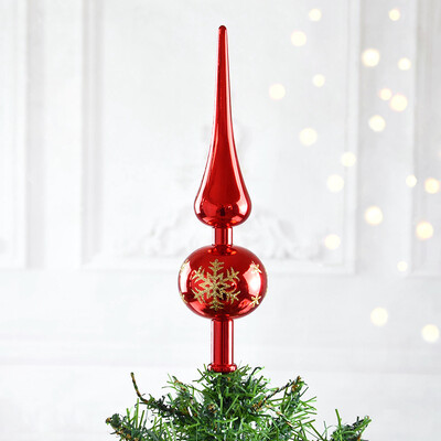 Karácsonyfa tetejére díszített díszek aranypiros műanyag karácsonyfa tetejére csillag Boldog karácsonyi dekoráció otthonra Újév Navidad