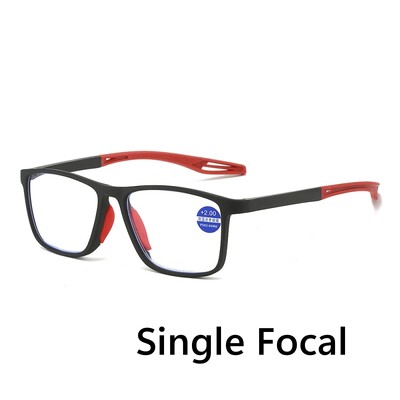 TR Sports Multifokális olvasószemüvegek Férfi Női Divat HD Far Sight Szemüvegek Uniszex Ultralight Square Hyperopia Plus szemüvegek