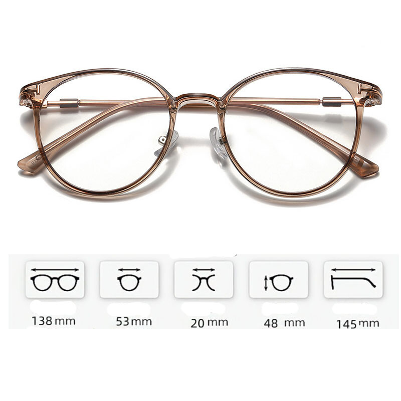 Ochelari pentru miopie pentru femei, anti-blocarea luminii albastre, ochelari pentru miopie, unisex, cu prescripție, ochelari pentru vedere aproape dioptrie