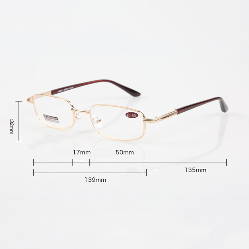 Klasikiniai metaliniai kvadratiniai skaitymo senbuviai akiniai, rėmeliai, moteriški, vyriški, retro stiklo lęšiai, tolimatymo akiniai su dioptrijomis nuo 0 iki +6,0