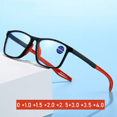 Sportiniai TR90 Presbyopia Akiniai moterims Vyriški Mados Trend Anti Blue Light Reading Akiniai Receptiniai Hyperopia Akiniai