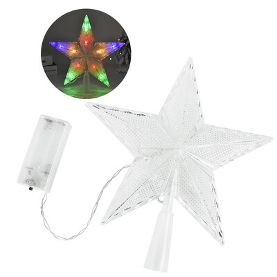 Χριστουγεννιάτικο Δέντρο Κορυφαίο Φωτιστικό Star Light Star με μπαταρία Λαμπερά χριστουγεννιάτικα στολίδια Χριστουγεννιάτικη διακόσμηση για το σπίτι 2025 Πρωτοχρονιά