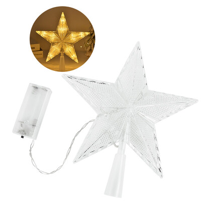 Χριστουγεννιάτικο Δέντρο Κορυφαίο Φωτιστικό Star Light Star με μπαταρία Λαμπερά χριστουγεννιάτικα στολίδια Χριστουγεννιάτικη διακόσμηση για το σπίτι 2025 Πρωτοχρονιά