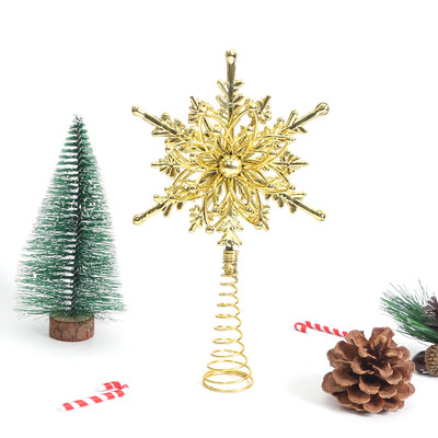 Χρυσό Glitter Κορυφαίο Χριστουγεννιάτικο Δέντρο Iron Star Χριστουγεννιάτικα στολίδια για το σπίτι Χριστουγεννιάτικα στολίδια Navidad Νέο Έτος 2023 Natal Noel