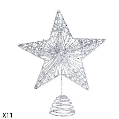 1 τμχ Χριστουγεννιάτικο Δέντρο Κορυφαίο Αστέρι με κούφια Χριστουγεννιάτικο Δέντρο με λάμψη με αστραφτερό χριστουγεννιάτικο δέντρο χριστουγεννιάτικο στολισμό για χριστουγεννιάτικο πάρτι