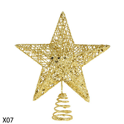 1 τμχ Χριστουγεννιάτικο Δέντρο Κορυφαίο Αστέρι με κούφια Χριστουγεννιάτικο Δέντρο με λάμψη με αστραφτερό χριστουγεννιάτικο δέντρο χριστουγεννιάτικο στολισμό για χριστουγεννιάτικο πάρτι