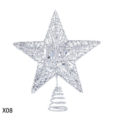 1 τμχ Χριστουγεννιάτικο Δέντρο Κορυφαίο Αστέρι με κούφια Χριστουγεννιάτικο Δέντρο με λάμψη με αστραφτερό χριστουγεννιάτικο δέντρο χριστουγεννιάτικο στολισμό για χριστουγεννιάτικο πάρτι