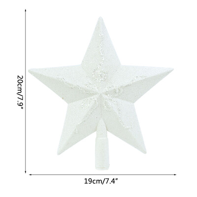 1 τμχ Χριστουγεννιάτικο Δέντρο Κορυφαίο αστέρι με κούφια χριστουγεννιάτικο δέντρο με λάμψη με αστέρι λάμψη Snowflake topper Χριστουγεννιάτικα ντεκόρ Πρωτοχρονιάς 2024