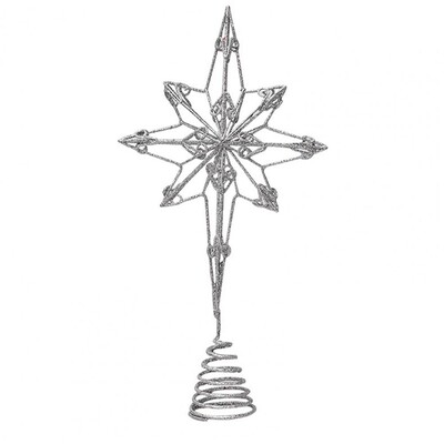 Ornament de stea pentru brad de Crăciun Ornament de stea 3d Ornament de stea pentru brad de Crăciun strălucitor cu design scobit Festiv