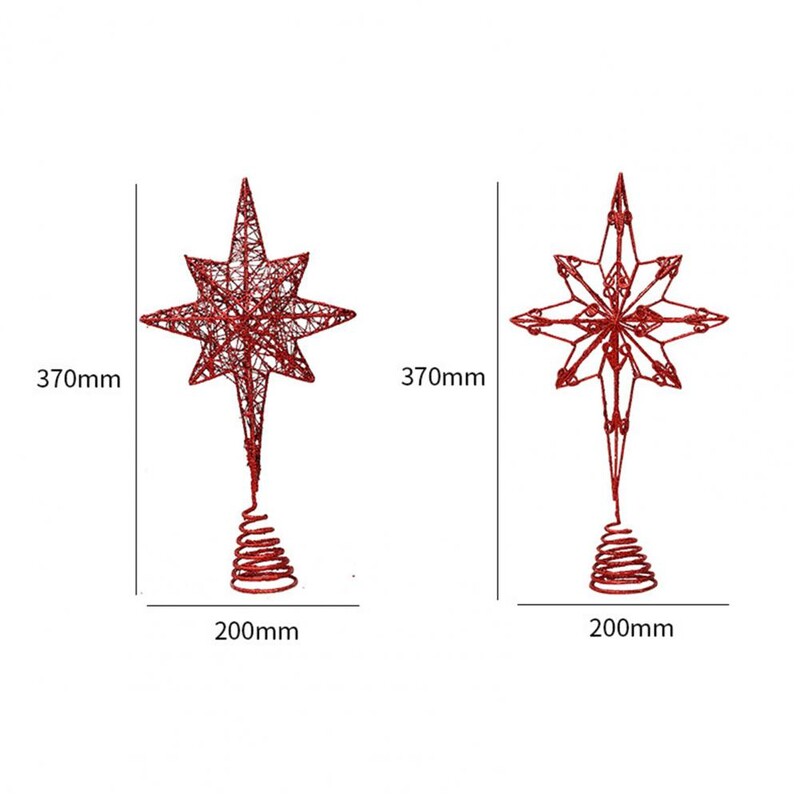 Ornament de stea pentru brad de Crăciun Ornament de stea 3d Ornament de stea pentru brad de Crăciun strălucitor cu design scobit Festiv