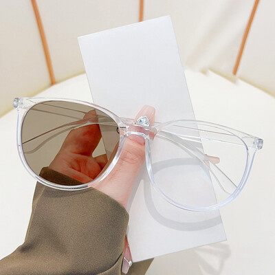 2024. gada viedās fotohromās lasīšanas brilles, lielas pretzilas gaismas tālas redzes brilles sievietēm vīriešiem, āra presbiopijas brilles