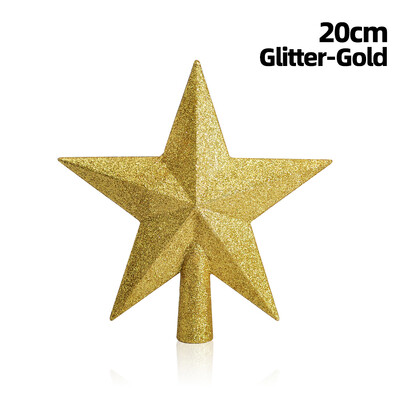 Kalėdų eglutės blizgučiai, auksiniai sidabriniai žvaigždės, Kalėdų eglutės papuošimai Kalėdų puošmena namams 2023 m. Natal Naujieji Metai Navidad