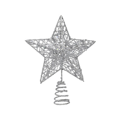 1 db arany csillogó karácsonyfa tetejű karácsonyi dekoráció otthonra 2024 karácsonyi fadíszek Navidad Natal újévi ajándék 2025