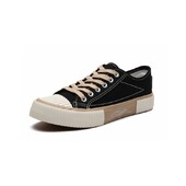 Moteriški vulkanizuoti batai žemo kirpimo drobiniai batai Moteriški korėjietiški moteriški batai kvėpuojantys suvarstyti vienspalviai pavasario naujiena