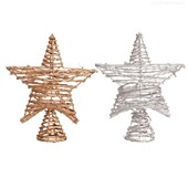 Toppers pentru pomul de Crăciun în formă de stea Accesorii pentru decorarea casei Accesorii pentru petreceri F0T6