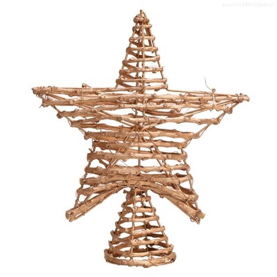 Toppers pentru pomul de Crăciun în formă de stea Accesorii pentru decorarea casei Accesorii pentru petreceri F0T6