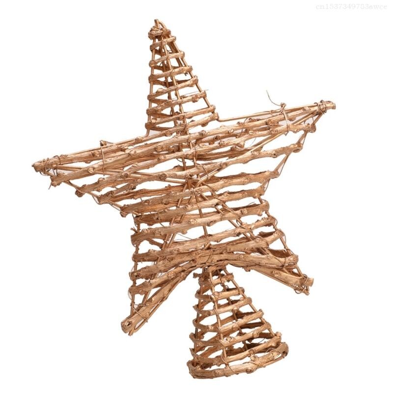 Toppers pentru pomul de Crăciun în formă de stea Accesorii pentru decorarea casei Accesorii pentru petreceri F0T6