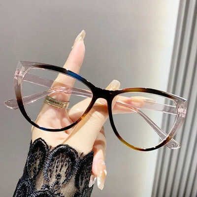 Γυναικεία γυαλιά γυαλιών γάτα Myopia Fashion Trendy Anti-Blue Light Γυαλιά κοντινής όρασης Γυναικεία Vintage φακοί HD μείον γυαλιά 0 έως -4,0