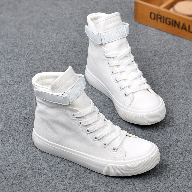 Jaunas modes čības Audekla apavi Sieviešu ikdienas apavi balti, plakani sieviešu grozi, mežģīnes, stingras sporta kurpes