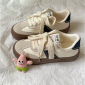 Divatos női vulkanizált cipők nyári új stílusú, légáteresztő hétköznapi cipők nőknek Trendek Fűzős vászon tornacipők Női cipők