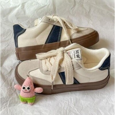 Divatos női vulkanizált cipők nyári új stílusú, légáteresztő hétköznapi cipők nőknek Trendek Fűzős vászon tornacipők Női cipők