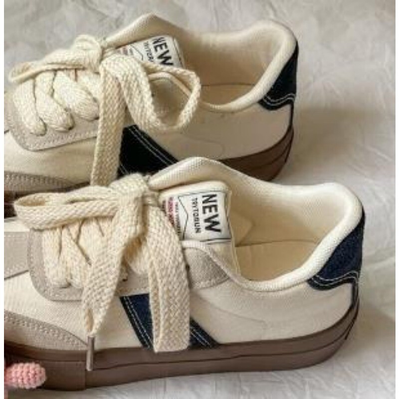 Divatos női vulkanizált cipők nyári új stílusú, légáteresztő hétköznapi cipők nőknek Trendek Fűzős vászon tornacipők Női cipők