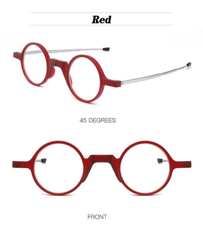 Kerek лупа Divat összecsukható olvasószemüvegek nőknek Protable okosszemüveg tokkal kerettel Férfi gafas de lectura