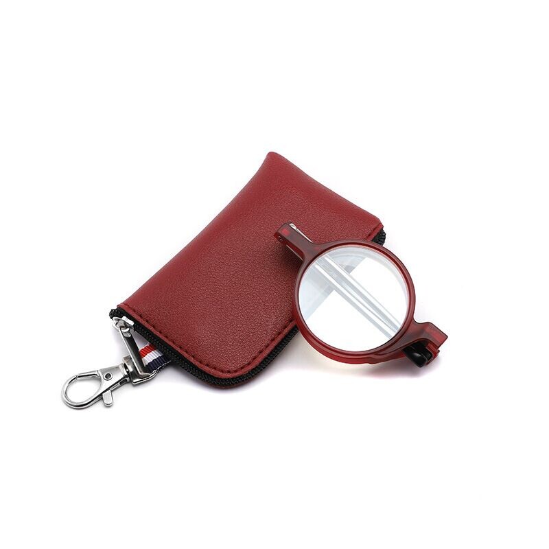 Kerek лупа Divat összecsukható olvasószemüvegek nőknek Protable okosszemüveg tokkal kerettel Férfi gafas de lectura