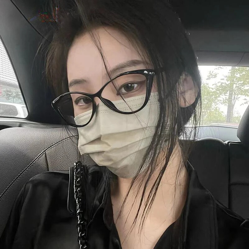 Uniszex hölgyek Near Sight szemüvegek divatos macskaszem keret rövidlátás szemüvegek antikék fény optikai vényköteles mínusz szemüvegek