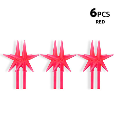 6 gab. Keramikas koku nomaiņa Spuldzes Koku top zvaigžņu rotājumi Svētku dekori Aksesuāri DIY Mājas Jaungada dekorēšana Arbol Navidad