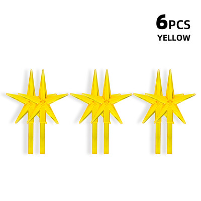 6 gab. Keramikas koku nomaiņa Spuldzes Koku top zvaigžņu rotājumi Svētku dekori Aksesuāri DIY Mājas Jaungada dekorēšana Arbol Navidad