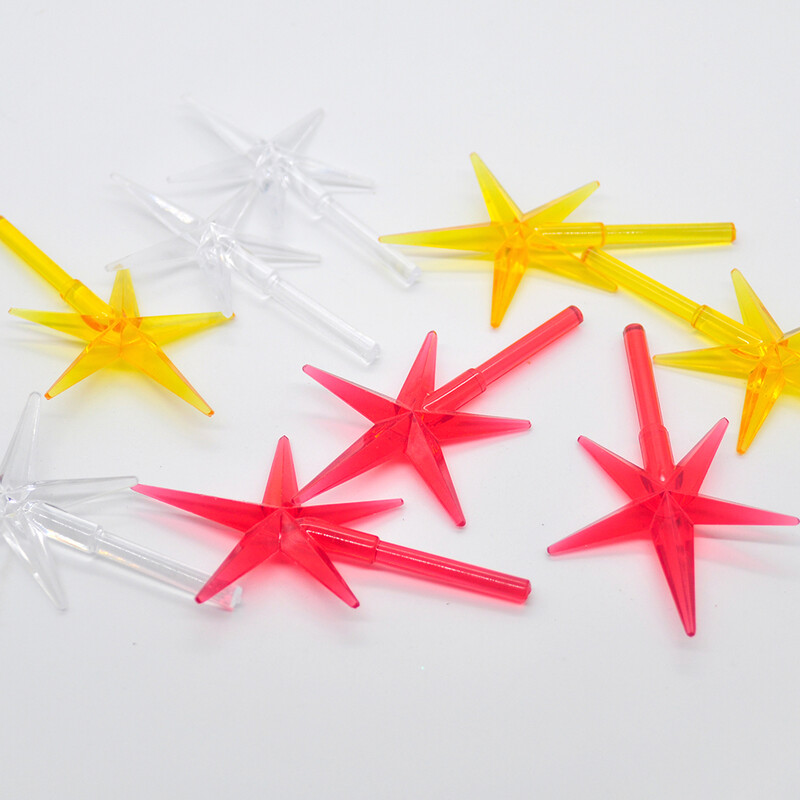 6 gab. Keramikas koku nomaiņa Spuldzes Koku top zvaigžņu rotājumi Svētku dekori Aksesuāri DIY Mājas Jaungada dekorēšana Arbol Navidad