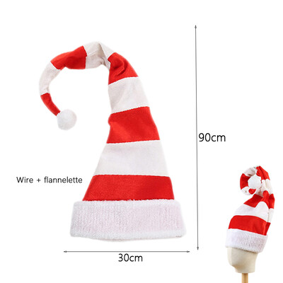 Karácsonyi sapka plüss manó Mikulás sapka dísz Karácsonyi sapka Elf kalapok 2022 újévi karácsonyi parti vicces téma kellékek dekoráció