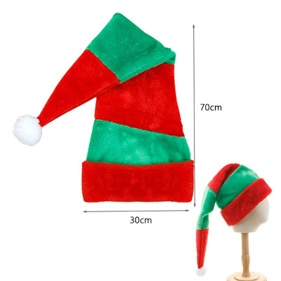 Karácsonyi sapka plüss manó Mikulás sapka dísz Karácsonyi sapka Elf kalapok 2022 újévi karácsonyi parti vicces téma kellékek dekoráció
