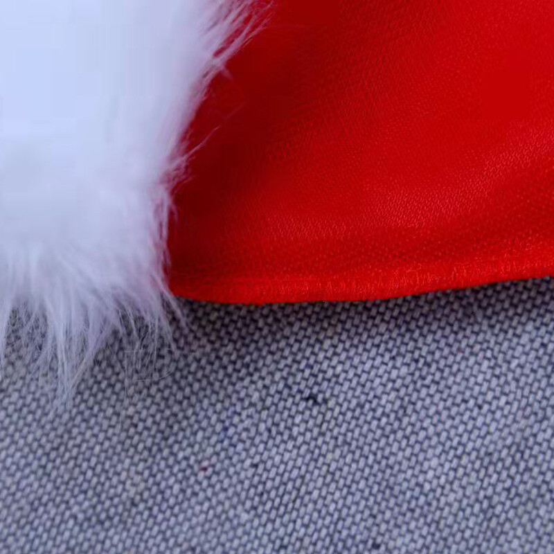 Plišana božićna kapa za odrasle i djecu Crvena Crna Zelena Plava Debljina Kapa Djeda Mraza Drop dostava