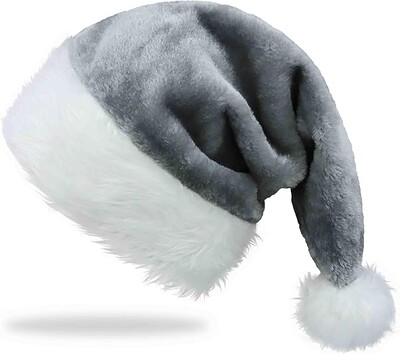 Ziemassvētku cepure pieaugušajiem Ziemassvētku vecīša cepure vīriešiem un sievietēm Rozā zaļa zila sarkana dzeltena violeta pelēka balta melna