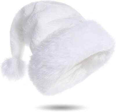 Ziemassvētku cepure pieaugušajiem Ziemassvētku vecīša cepure vīriešiem un sievietēm Rozā zaļa zila sarkana dzeltena violeta pelēka balta melna