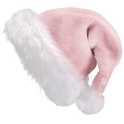 Ziemassvētku cepure pieaugušajiem Ziemassvētku vecīša cepure vīriešiem un sievietēm Rozā zaļa zila sarkana dzeltena violeta pelēka balta melna