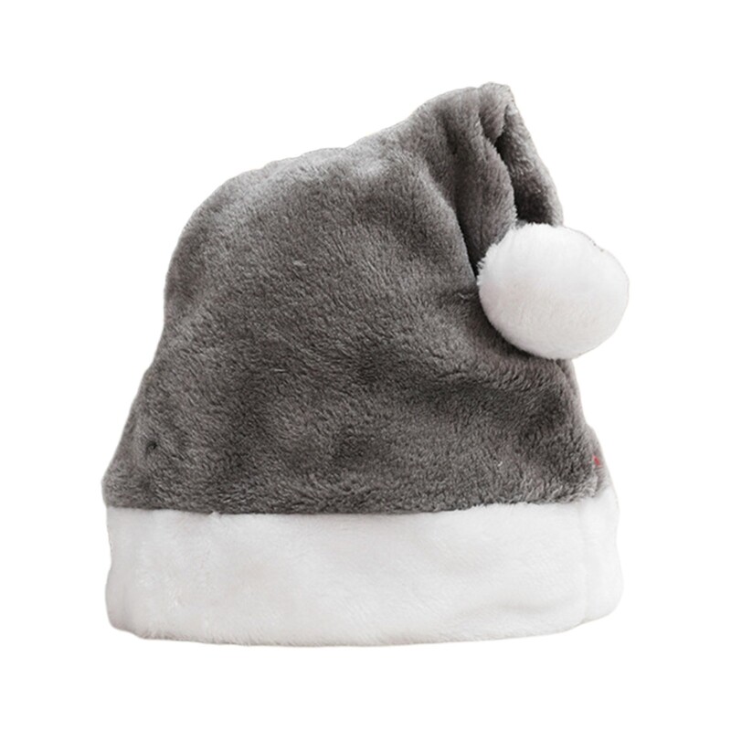 Kalėdinė skrybėlė Unisex suaugusiems vaikams Kalėdų senelio kepurė Kalėdų šventinė kepurė šventiniam vakarėliui Naujųjų metų dovanos dekoras Daugiaspalvė kepurė
