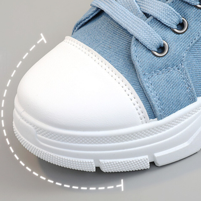 2024-es új női magas szárú tornacipők luxus farmer vászoncipők női divatos csizmák kültéri fűzős női sportcipők