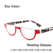 ESO VISION Fashion Reading Glasses Woman Small Eye Readers Ανδρικά γυαλιά προώθησης 200 250 400 Χονδρική πώληση με ελατήριο 245161