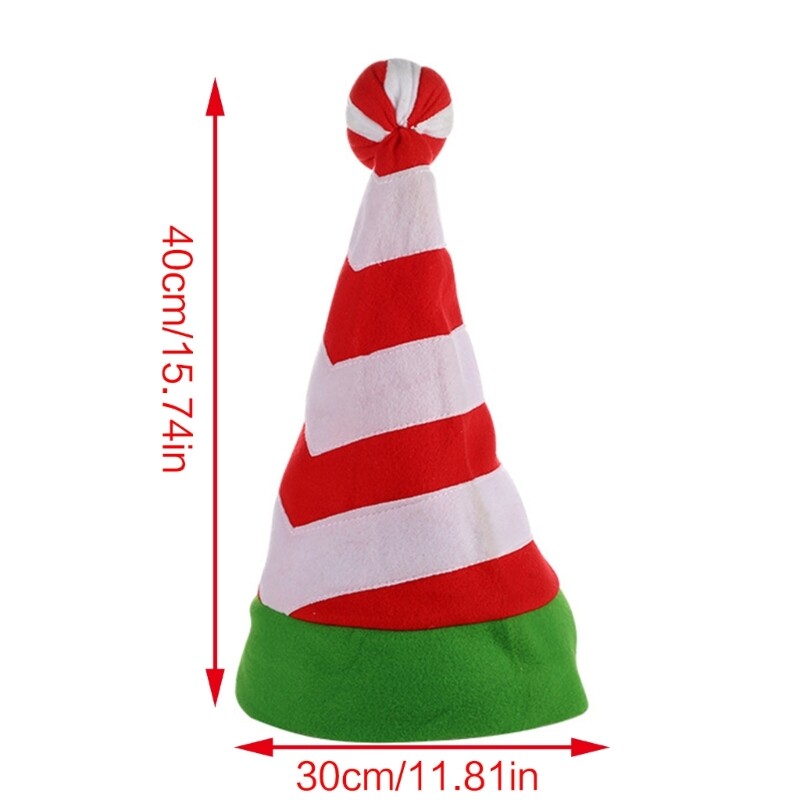 Partysapka MerryChristmas plüsssapka fesztiválra Családi összejövetelre PartyFavor Props Hat Ünnepi dekoratív Mikulás sapka