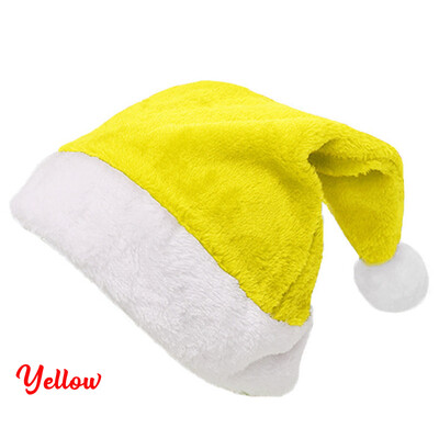 Paketi od 5 boja Božićne kape Plišana kapa Djeda Mraza Udobna baršunasta crvena božićna kapa za božićne zabave Prikladna za odrasle