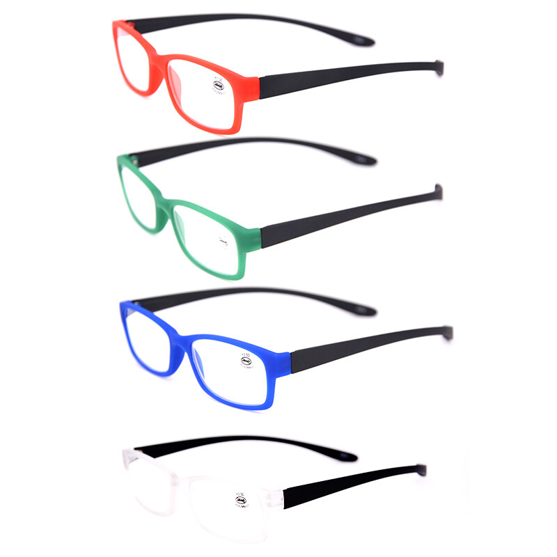 Eso Vision lógó nyakú olvasószemüveg nőnek férfi piros olcsó férfi műanyag olvasószemüveg kék sárga átlátszó kiváló minőségű zöld színben