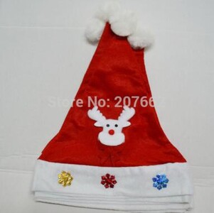 5vnt/stal. Kalėdiniai papuošalai vaikams Įprastos kalėdinės kepurės Kalėdų senelio kepuraitės kepuraitės kalėdinio vakarėlio reikmenims
